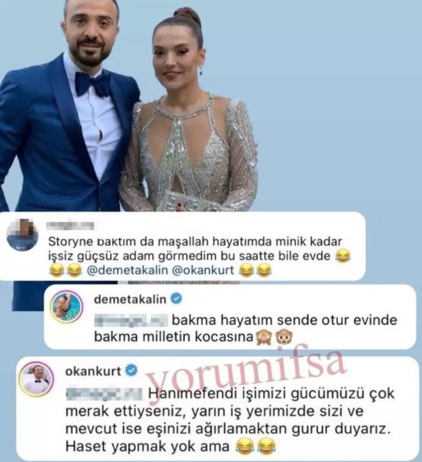 Sosyal medyada Demet Akalın'a gelen 'işsiz güçsüz' yorumu çileden çıkardı! Çiftten yanıt gecikmedi - Resim: 10