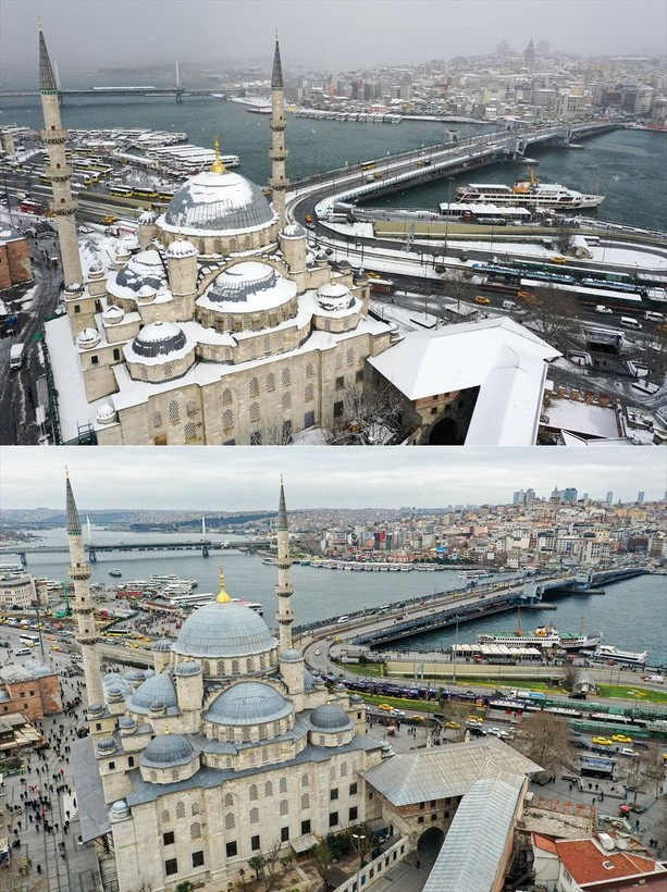 Türkiye'deki kuraklık korkutuyor! 2022 yılında okullar tatil edilmiş yollar kapanmıştı: Aynı İstanbul bu sene bahar bahçe oldu - Resim: 3