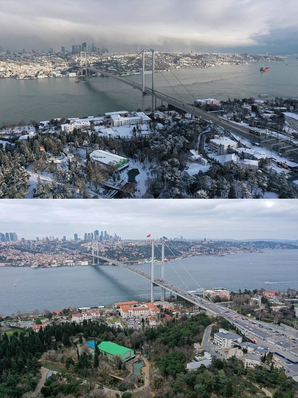 Türkiye'deki kuraklık korkutuyor! 2022 yılında okullar tatil edilmiş yollar kapanmıştı: Aynı İstanbul bu sene bahar bahçe oldu - Resim: 4