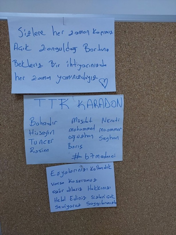 Madencilerin Adıyaman'da tahtalara yazdığı yazılar duygulandırdı - Resim: 5
