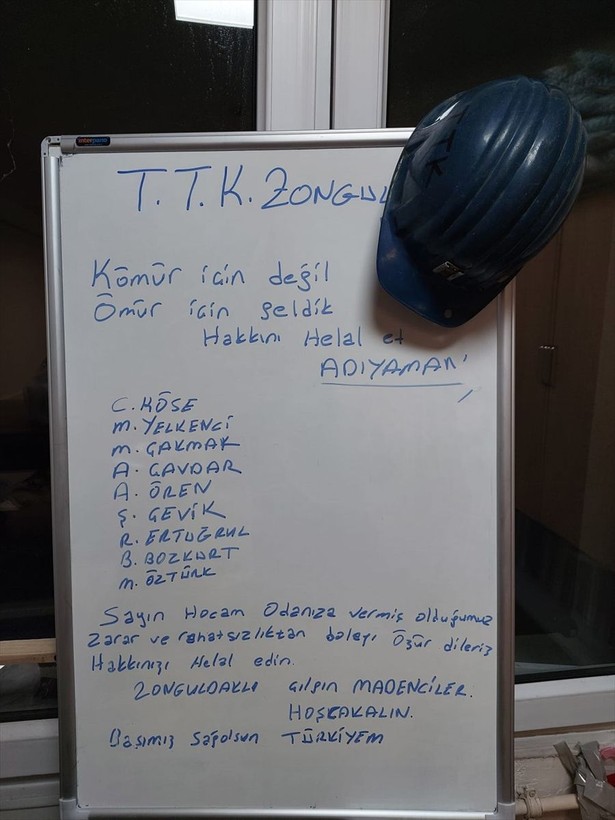 Madencilerin Adıyaman'da tahtalara yazdığı yazılar duygulandırdı - Resim: 6