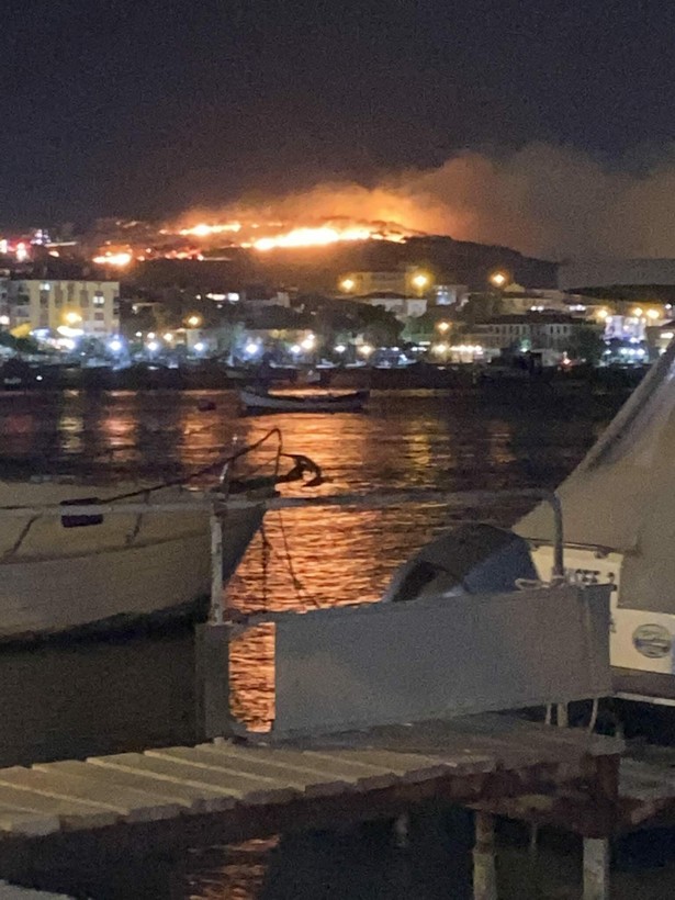 Ayvalık'taki yangın söndürüldü - Resim: 10