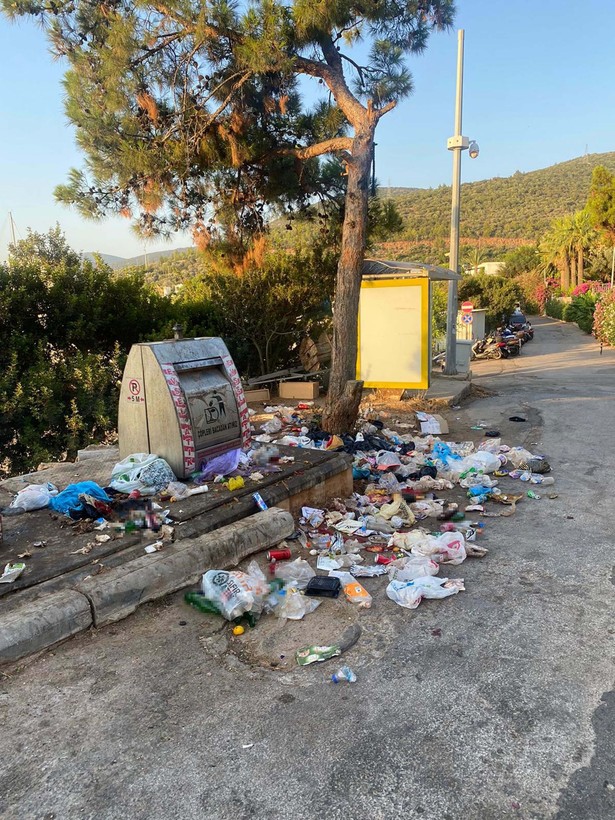 Bodrum'da tatilcilerden geriye çöpleri kaldı - Resim: 5