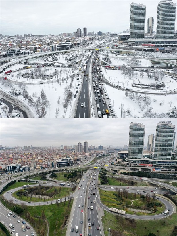 Türkiye'deki kuraklık korkutuyor! 2022 yılında okullar tatil edilmiş yollar kapanmıştı: Aynı İstanbul bu sene bahar bahçe oldu - Resim: 18