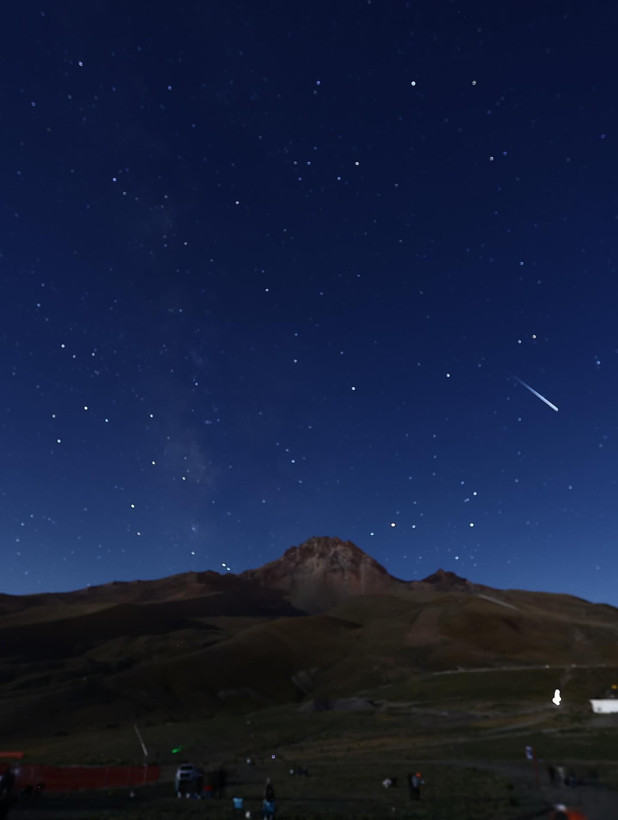 Erciyes'te 2 bin 650 metre yükseklikte meteor yağmuru - Resim: 5