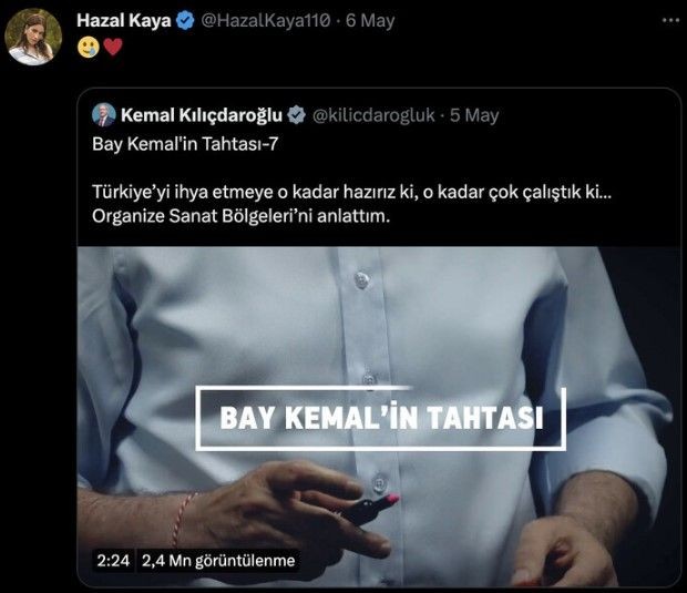 Ünlülerden siyasi paylaşımlar! Seçime 1 hafta kala taraflarını açıkladılar... Hazal Kaya, Hatice, Mustafa Sandal, Şahan Gökhakar, Jahrein, Harun Tekin... - Resim: 7
