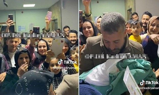 Şanlıurfa’da aşiret üyelerinden 18 yıl sonra doğan erkek bebeğe zılgıtlı karşılama sosyal medyayı yıktı geçti! - Resim: 4