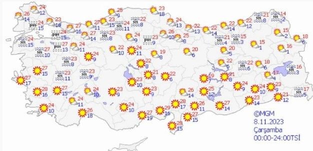 Meteoroloji beklenen uyarıyı verdi! İstanbul'da sıcaklıklar düşüyor, yağmur yurda geri dönüyor! 5 günlük hava durumu - Resim: 10