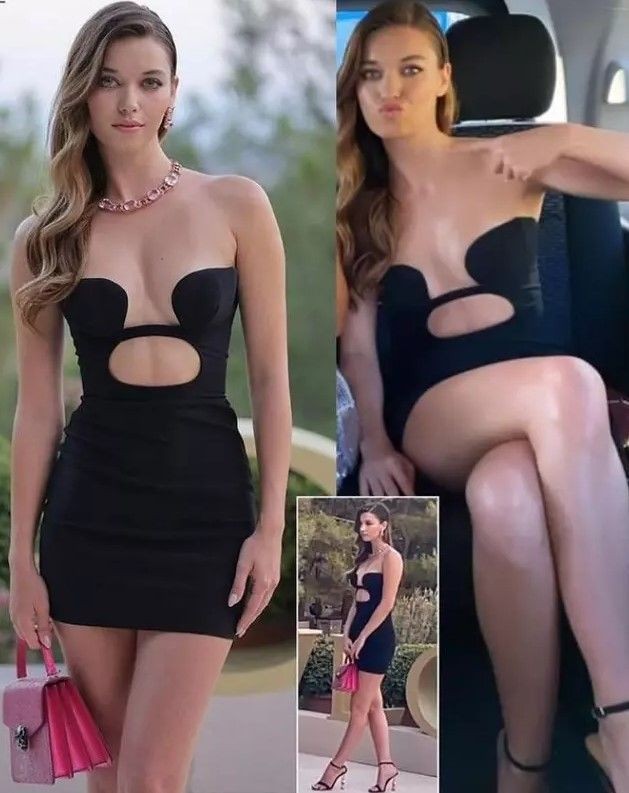 Mert Ramazan Demir ile tatilden ayağının tozuyla dönen Afra Saraçoğlu'nun davet şıklığı! Göğüs dekoltesi olay oldu - Resim: 6