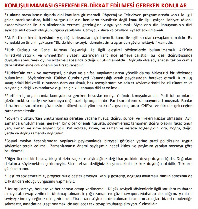 CHP'de AK Parti ile tartışmayın talimatı! Doğru da olsa konuşmayın - Resim: 3