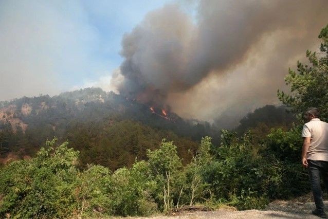 Türkiye alev alev yanıyor! Yangınlara müdahalede il il son durum - Resim: 22