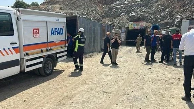 Elazığ'da maden ocağında göçük - Resim : 1