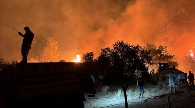 Türkiye alev alev yanıyor! Yangınlara müdahalede il il son durum - Resim: 4