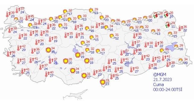 Çöl sıcakları kapıda! Türkiye yarından itibaren kavrulacak! Uzman isim tarih verdi: Sabredin | 19 Temmuz 2023 Hava durumu - Resim: 14