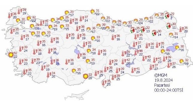 Meteoroloji açıkladı! Sıcaklıklar artıyor: İl il hava durumu - Resim: 7