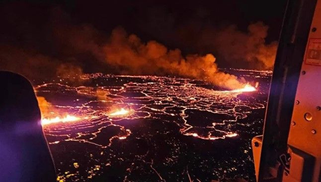 İzlanda'da korku filmi gibi olay! Magma yeryüzüne çıktı - Resim: 10