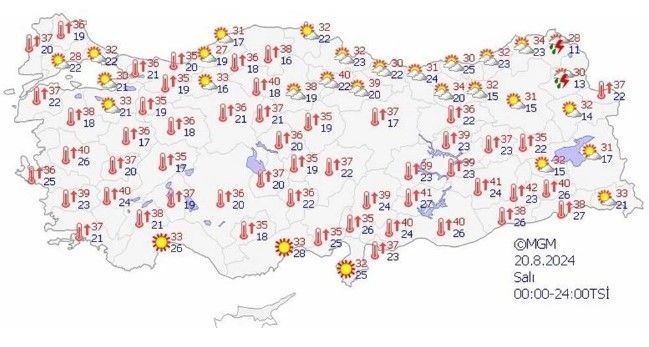 Meteoroloji açıkladı! Sıcaklıklar artıyor: İl il hava durumu - Resim: 8