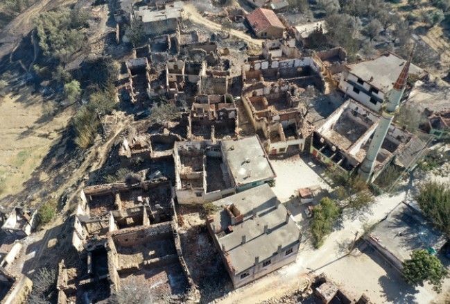 Orman yangınlarının ardından Ege'nin yeşilliği yerini griliğe bıraktı - Resim: 24