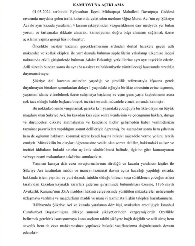Eşinin şikayetini geri çekmesi gündem oldu! Oğuz Murat Aci davasında bundan sonra süreç nasıl işleyecek? - Resim: 7
