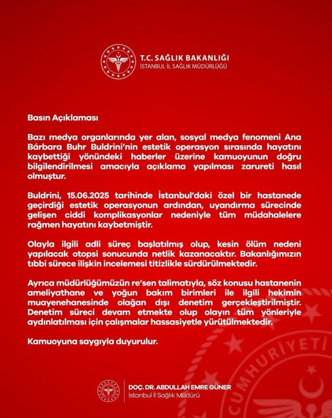 Ünlü fenomen estetik olduktan sonra hayatını kaybetti! Sağlık müdürlüğü harekete geçti - Resim: 6