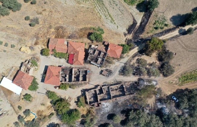Orman yangınlarının ardından Ege'nin yeşilliği yerini griliğe bıraktı - Resim: 18