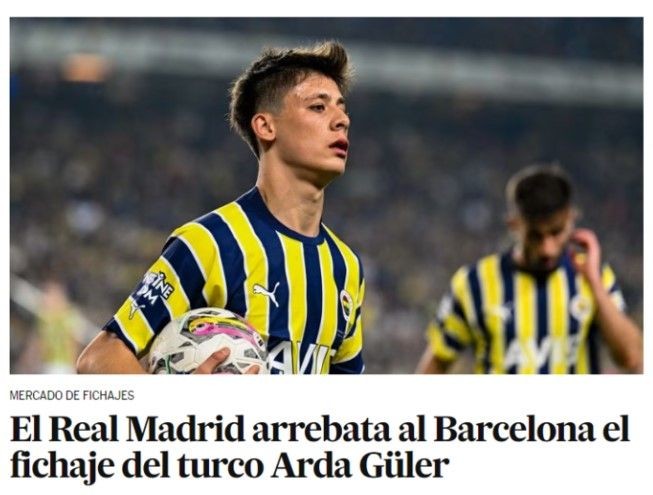 Avrupa basını Real Madrid'e transfer olan Arda Güler'i konuşuyor! Hepsi manşetlerine taşıdı | 8 Temmuz Cumartesi gazete manşetleri - Resim: 7