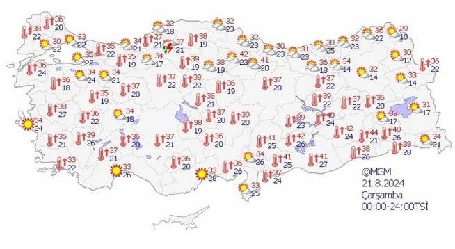 Meteoroloji açıkladı! Sıcaklıklar artıyor: İl il hava durumu - Resim: 9