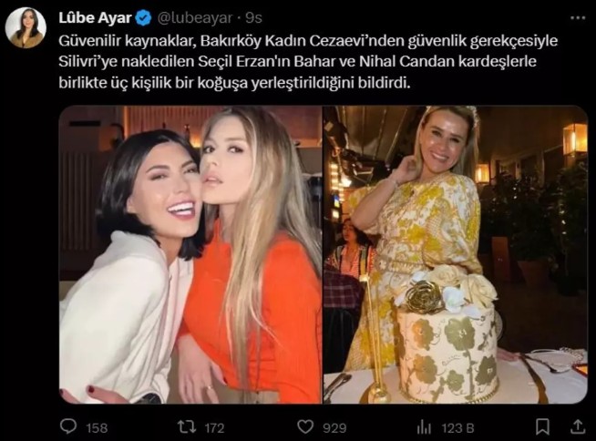 Silivri Cezaevi'nde kalan Nihal ve Bahar Candan'a yeni koğuş arkadaşı geldi! Artık Seçil Erzan da onlarla beraber - Resim: 4