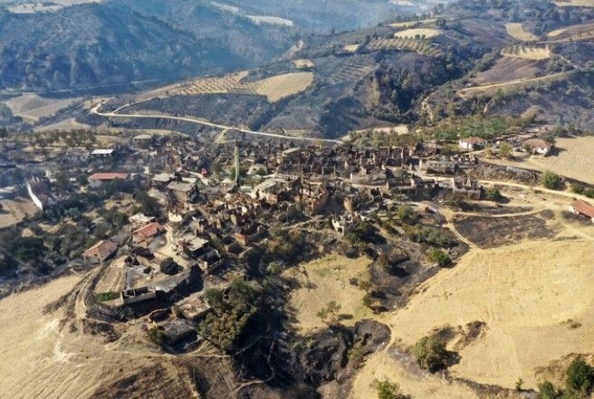 Orman yangınlarının ardından Ege'nin yeşilliği yerini griliğe bıraktı - Resim: 21