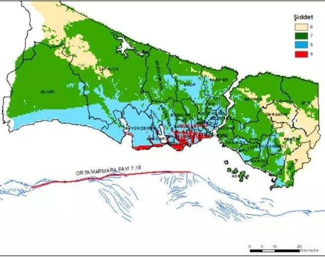 Deprem uzmanı Prof. Dr. Okan Tüysüz'den muhtemel İstanbul depremi için 4 ayrı senaryo! Haritaları paylaştı, tek tek sıraladı - Resim: 7