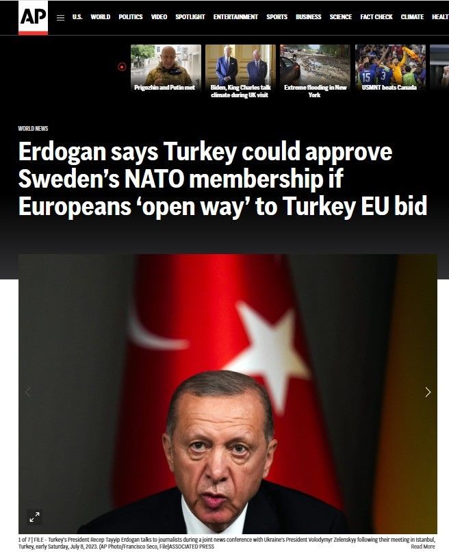 Ajanslar son dakika koduyla geçti! Dünya basını Cumhurbaşkanı Erdoğan'ın sözlerini böyle gördü - Resim: 5