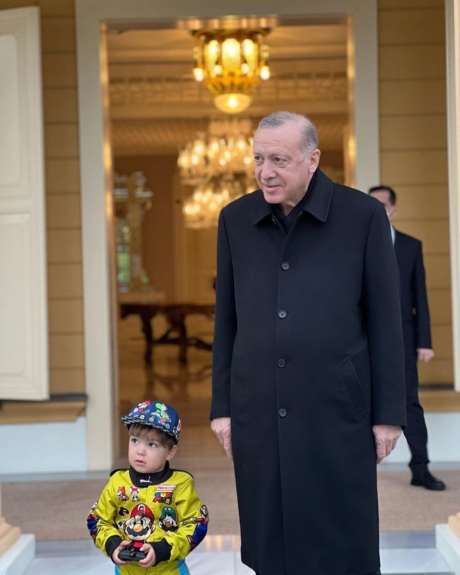 Kenan Sofuoğlu ile oğlu Zayn Cumhurbaşkanı Erdoğan'ı takip etti - Resim: 5