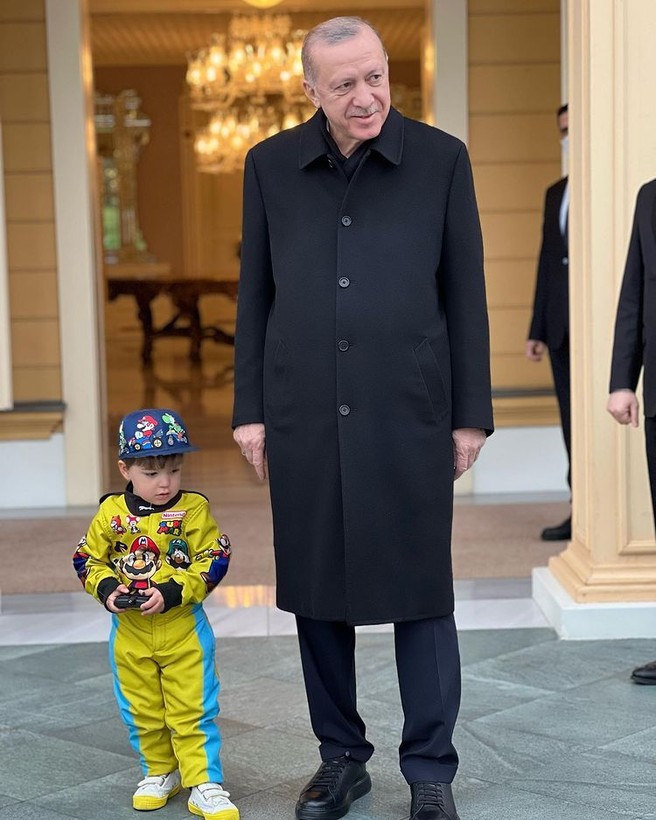 Kenan Sofuoğlu ile oğlu Zayn Cumhurbaşkanı Erdoğan'ı takip etti - Resim: 7