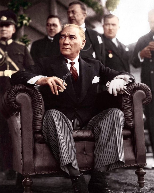 Cumhuriyet'in yüzüncü yılına özel: 100 fotoğrafla Atatürk'ün anıları - Resim: 27