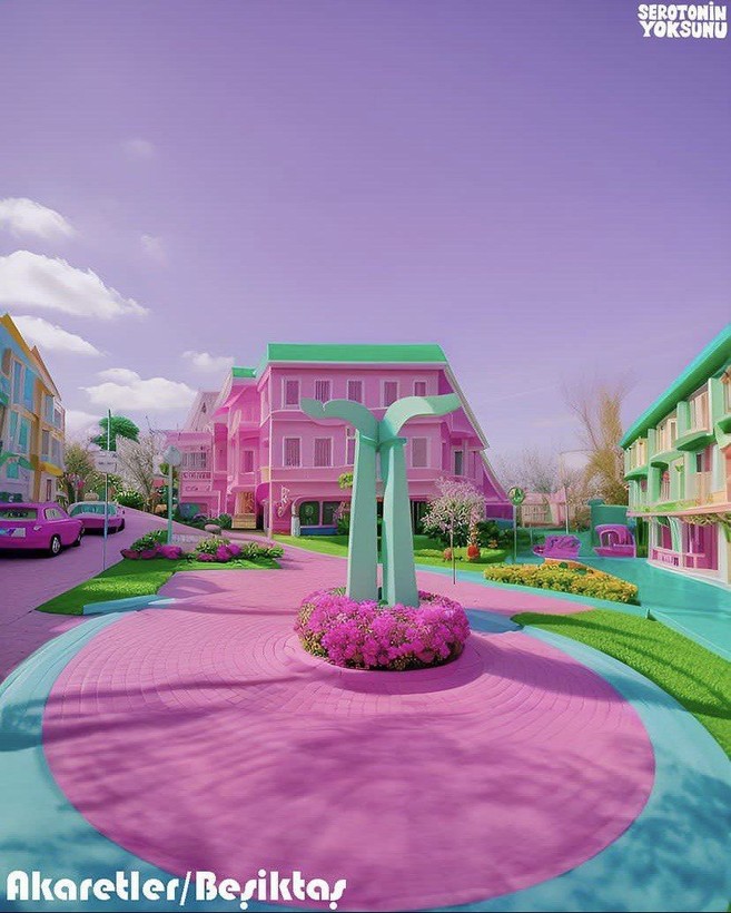 İstanbul'da Barbie teması hakim olsaydı nasıl olurdu? İşte pembe İstanbul... - Resim: 5