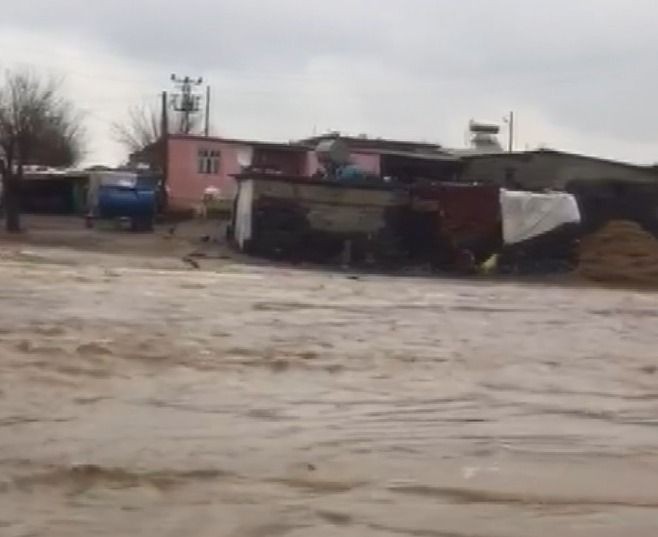 Diyarbakır’da dere taştı; ev ve ahırları su bastı - Resim: 3