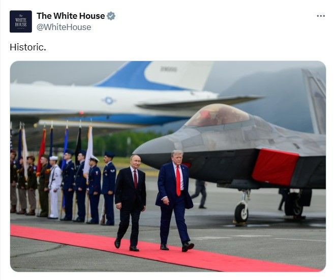 Beyaz Saray'dan Trump ve Putin'in zirvesiyle ilgili peş peşe paylaşım yaptı - Resim: 14
