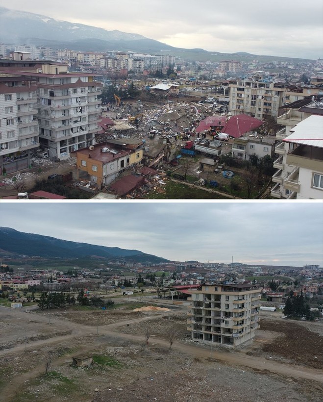 İslahiye ve Nurdağı depremin 1. yılında havadan görüntülendi - Resim: 3