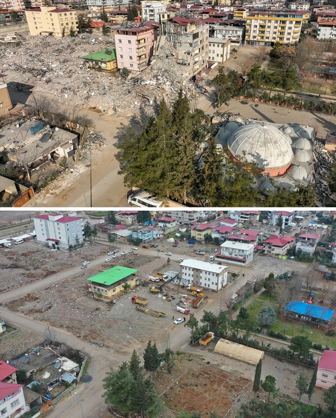 İslahiye ve Nurdağı depremin 1. yılında havadan görüntülendi - Resim: 7