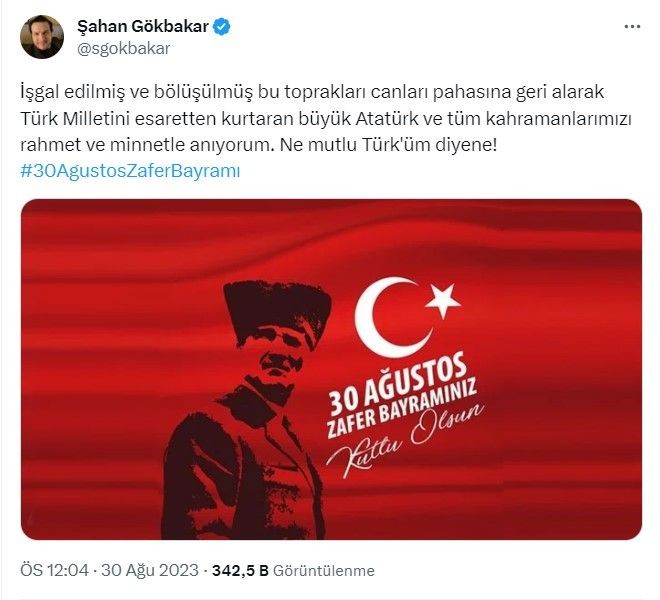 Disney Plus'ın Atatürk dizisini iptal etmesine sessiz kalan ünlülerden 30 Ağustos Zafer Bayramı paylaşımı - Resim: 9