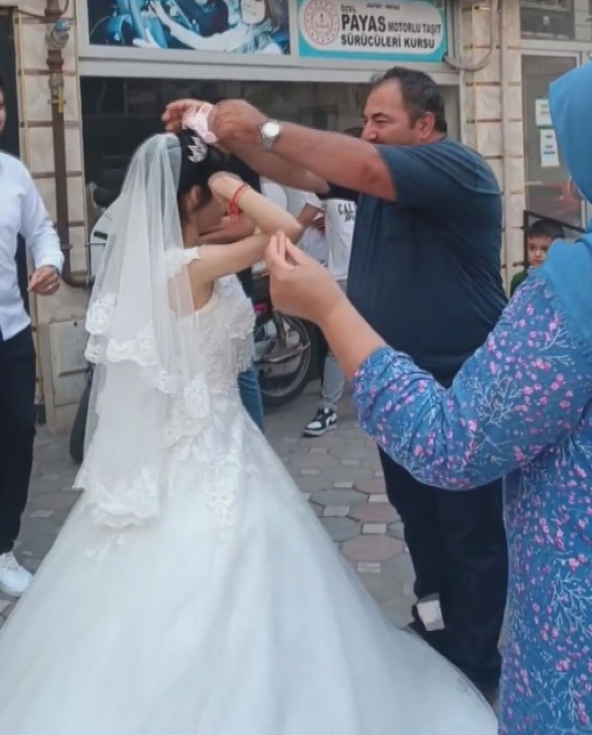 Kızı için damatsız düğün yaptı - Resim: 5
