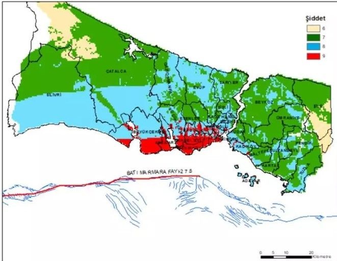 Deprem uzmanı Prof. Dr. Okan Tüysüz'den muhtemel İstanbul depremi için 4 ayrı senaryo! Haritaları paylaştı, tek tek sıraladı - Resim: 8
