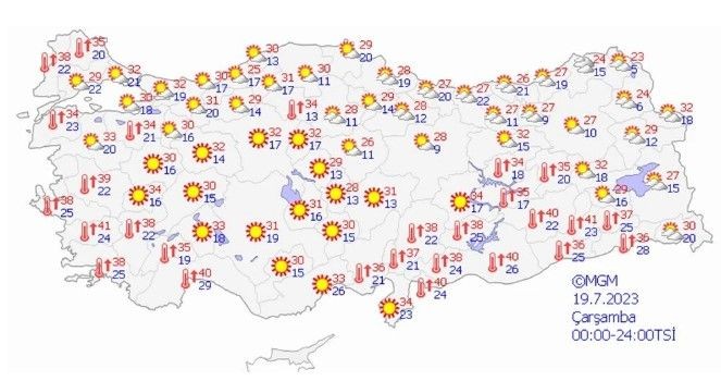 Çöl sıcakları kapıda! Türkiye yarından itibaren kavrulacak! Uzman isim tarih verdi: Sabredin | 19 Temmuz 2023 Hava durumu - Resim: 12