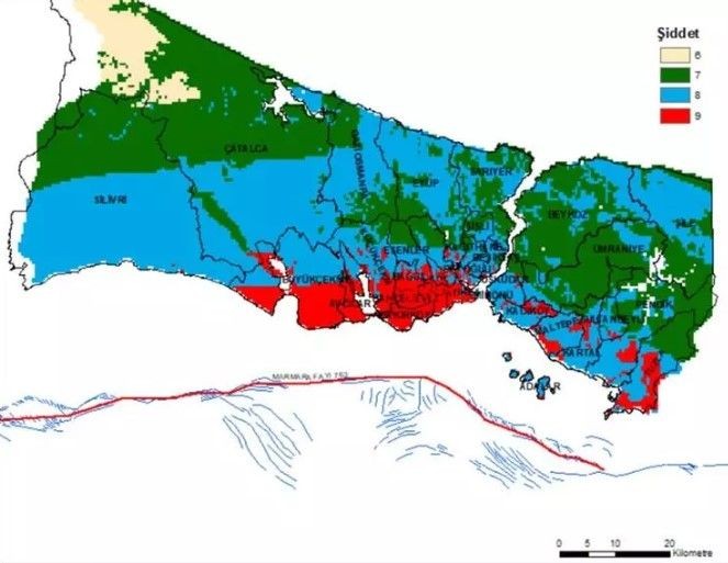 Deprem uzmanı Prof. Dr. Okan Tüysüz'den muhtemel İstanbul depremi için 4 ayrı senaryo! Haritaları paylaştı, tek tek sıraladı - Resim: 9