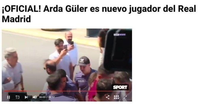 Avrupa basını Real Madrid'e transfer olan Arda Güler'i konuşuyor! Hepsi manşetlerine taşıdı | 8 Temmuz Cumartesi gazete manşetleri - Resim: 5