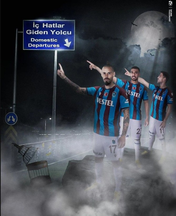 Trabzonspor'un Fenerbahçe'yi 2-0 yendiği derbi sonrası üst üste olay göndermeler - Resim: 2