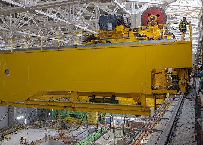 Akkuyu NGS'de köprü vinci devreye alındı! 350 ton kaldırma kapasitesine sahip - Resim : 3