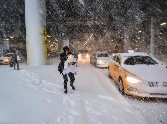 Kar yağışı yurt genelinde etkili olurken Meteoroloji 10 kent için uyarı verdi! - Resim: 2