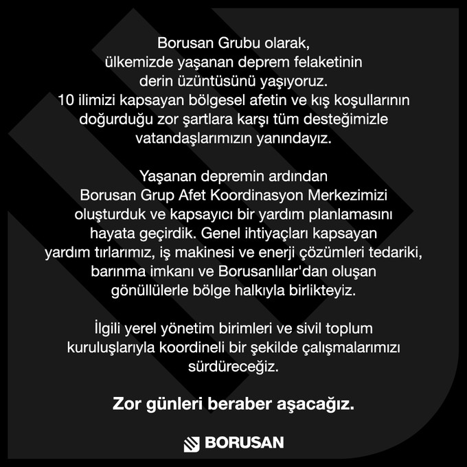 Kahramanmaraş'ta meydana gelen 7.7 ve 7.6'lık deprem sonrası Türkiye tek yürek oldu! Dev şirketler yardımda yarışıyor - Resim: 33