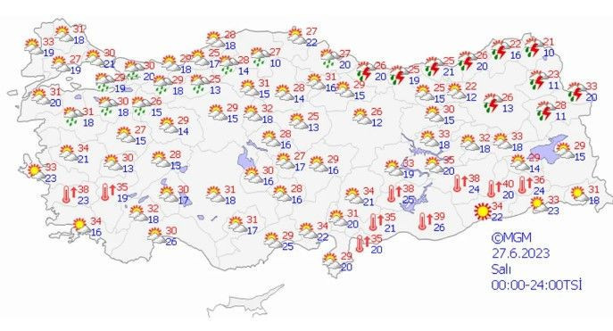 Kurban Bayramı'nda yurt geneli sıcak daha dalgasına girecek! Meteoroloji'den uyarı - Resim: 11